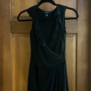 Chaps Black Dress, Size Petite Small